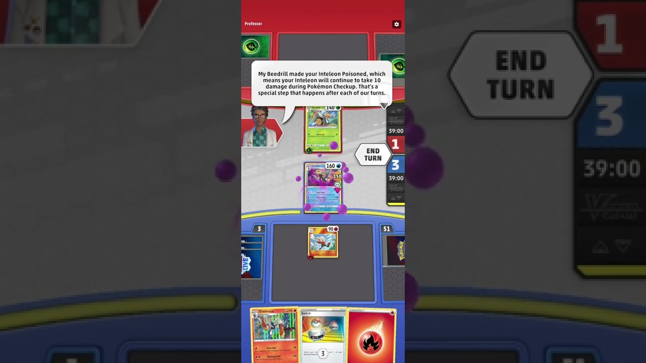 Pokémon TCG LIVE Tutorial 3 - Status Condition and Weakness