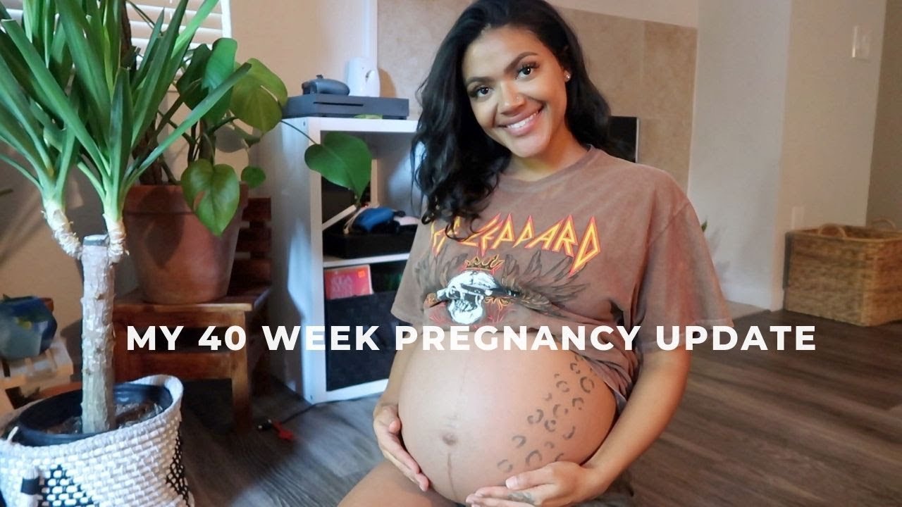 40 Weeks Pregnant Belly