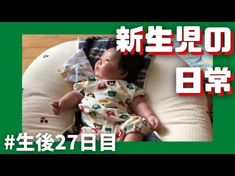生後27日目 髪の毛フサフサな新生児の日常 ぐずりそうで我慢しそうでぐずり出す様子 Youtube 生後27日目 髪の毛フサフサな新生児の日常 ぐずりそうで我慢しそうでぐずり出す様子 Youtube