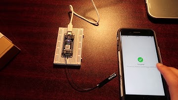 How to connect Particle Argon to WiFi and Turn on the D7 Light