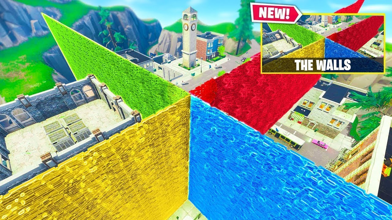 HIDE & CHEAT in FORTNITE The WALLS mit 10.000 LEBEN!