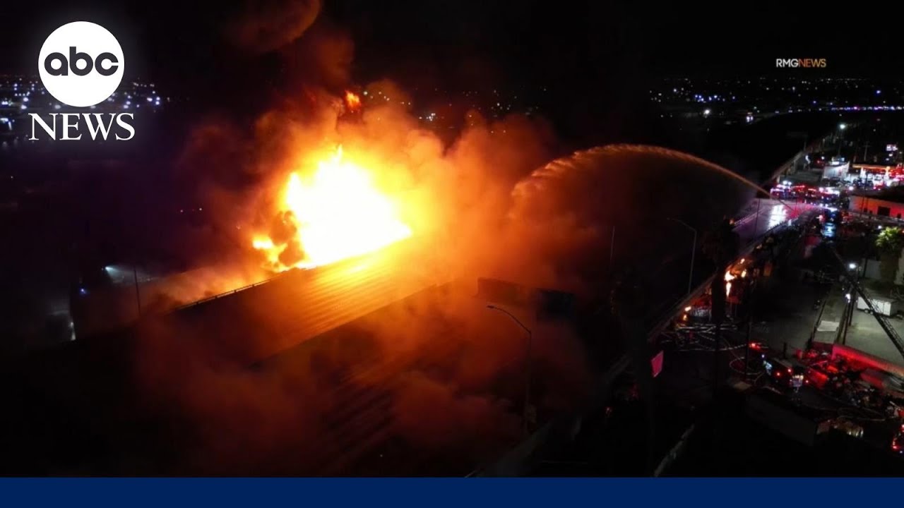 Commuter chaos after highway inferno