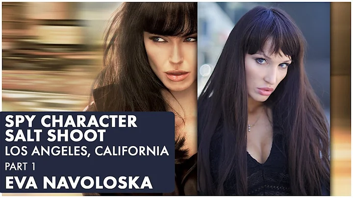 Spy character Salt Shoot  with Model Eva Navoloska...