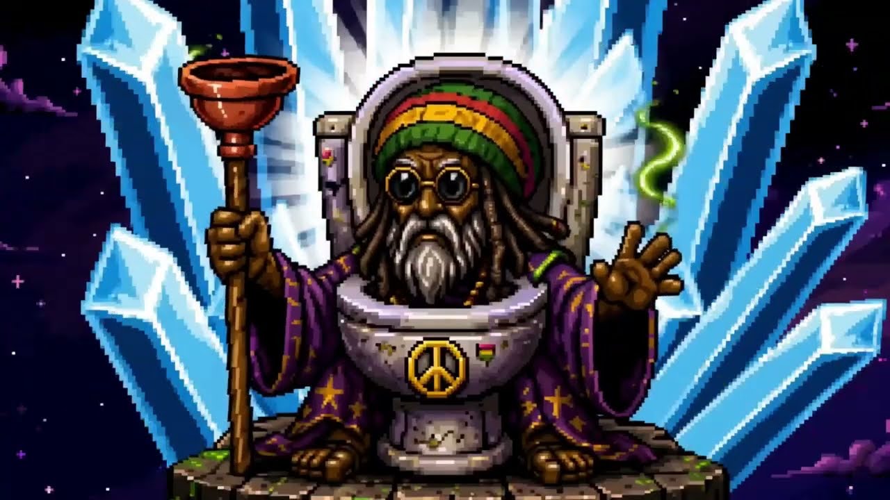 ROM 02 - Dub Toilet Wizard | 16-Bit Reggae Chiptune Gameplay