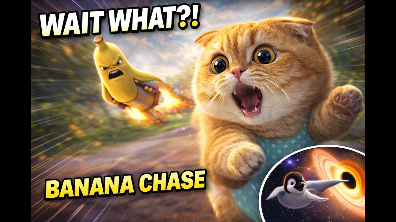 Wait What Banana Chase: Cute Animal Mini Stories (9 Scenes) | Vol. 15