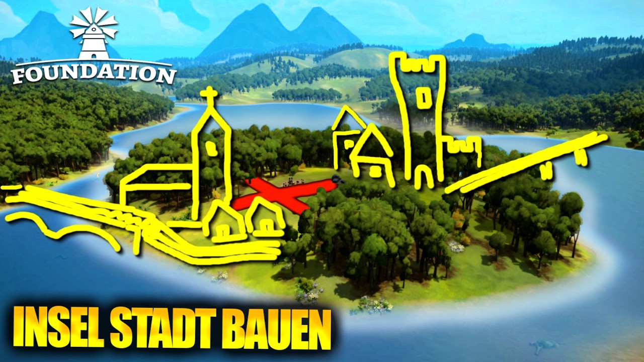 Ich baue eine Mittelalter Stadt, aber auf einer Insel