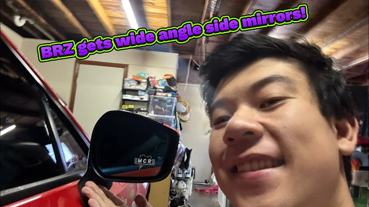BRZ gets new wide angle side mirrors! (MCR mirrors) Install + mini blog