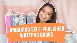 UNBOXING GIANNA1014'S SELF-PUBLISHED WATTPAD BOOKS | Trilles Vlog