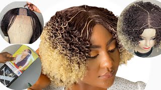 NO CLOSURE/FRONTAL NEEDED | DIY AFFORDABLE TWO TONED CURLY HAIR | DETAILED TUTORIAL