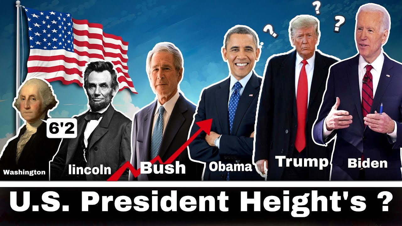 US Presidents Height Comparison [2021] All US Presidents Height