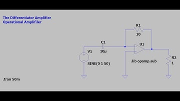 Electronic Basic1:LTSpice Design Differentiator Amplifier OpAmp