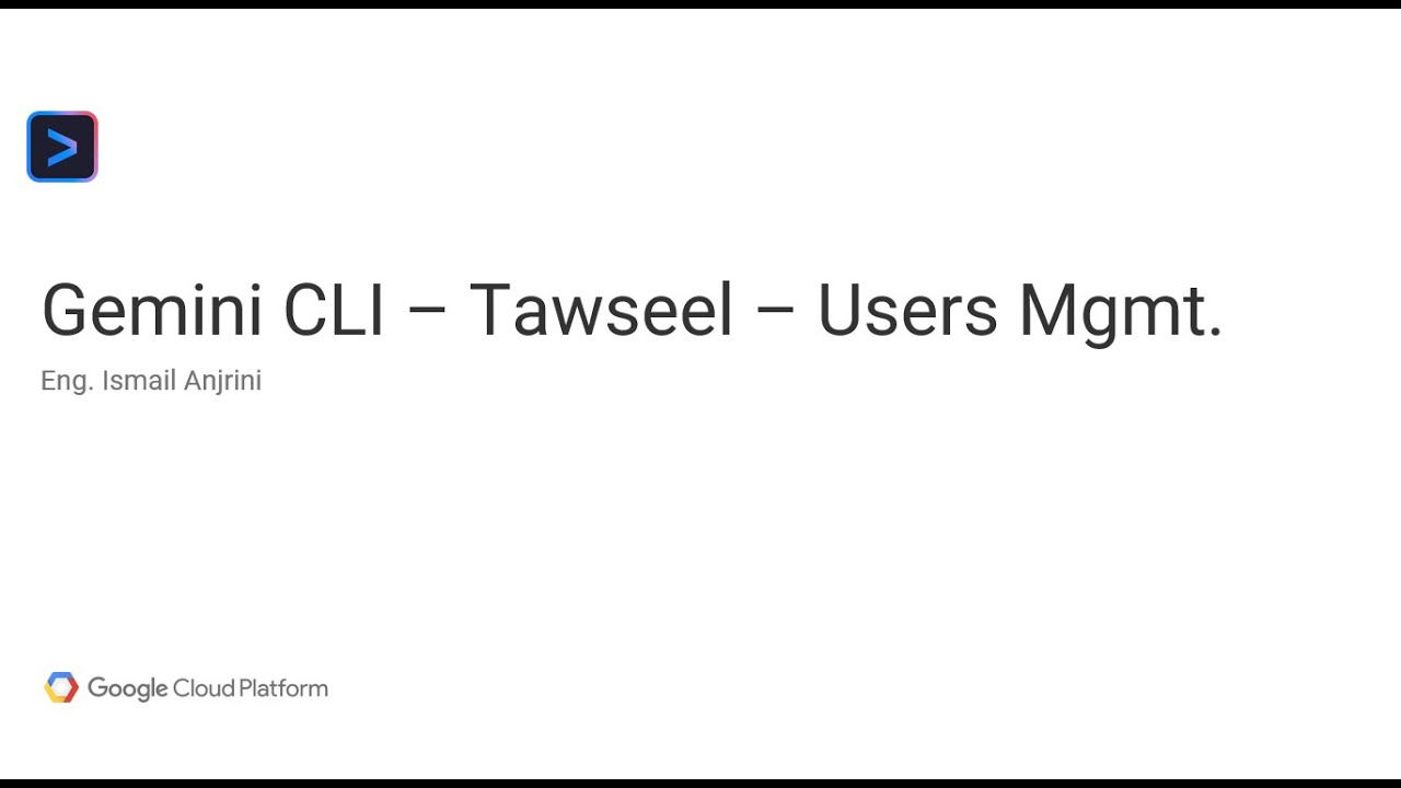 015 - Gemini CLI - Users Mgmt.