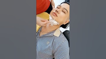 hướng dẫn bôi kem cạo râu . tóc ngân tâm bến cát Bình Dương #tocngantambencatbinhduong #barbershop
