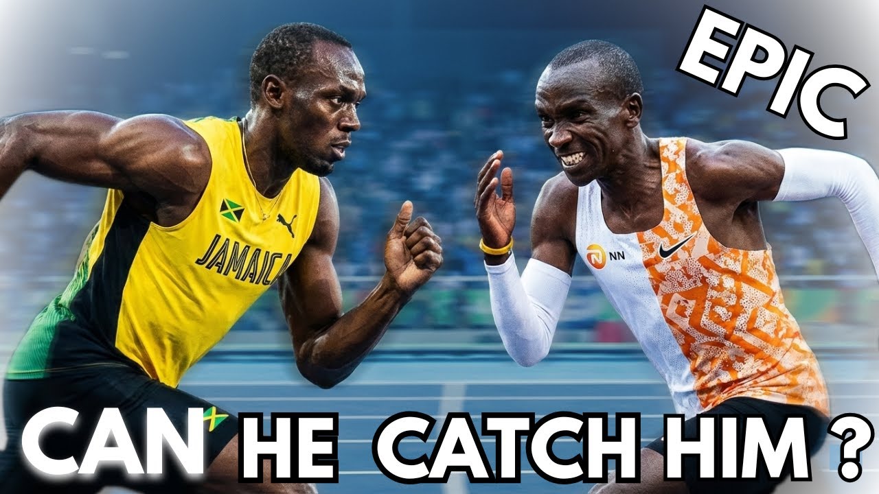 Usain Bolt vs Eliud Kipchoge 100M | 200M [3D Speed Comparison]