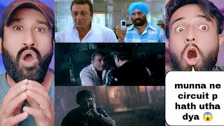 Lage Raho Munna Bhai Movie | Munna Bhai Slapped Circuit Scene | Pakistani Reaction |