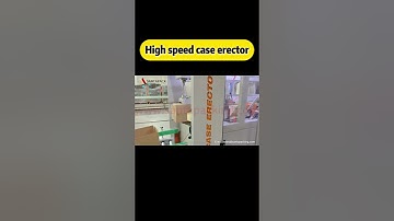 #shorts New version of high speed case erector!!Automatic packing machine-Santa Pack