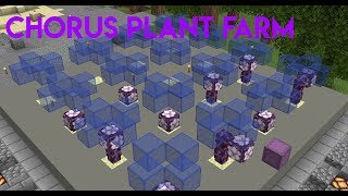 LogCraft S1 E22 | CHORUS PLANT FARM!  [Minecraft 1.13.2 SMP]