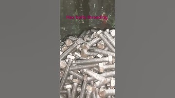 #bolt threading process at factory