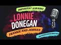 Lonnie Donegan karaoke - Frankie And Johnny (w/video background)