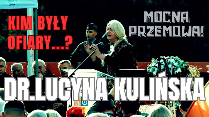 DR. LUCYNA KULIŃSKA - AN OUTSTANDING SPEECH BY AN OUTSTANDING INDIVIDUAL. I AM IMPRESSED!!!!! I S...