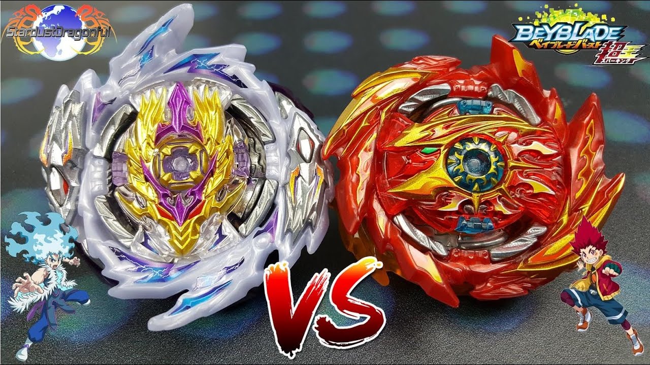 SUPER HYPERION VS RAGE LONGINUS - BEYBLADE BURST SUPERKING!