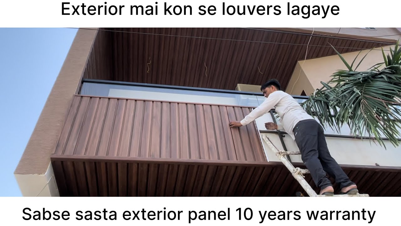 Exterior louvers | Exterior soffit panels | acp louvers | vox panels | installation of soffit panels