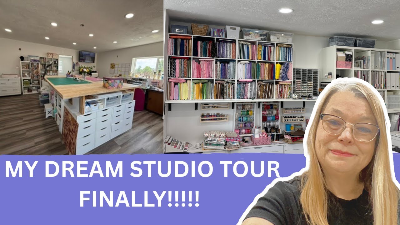 My Full Sewing, Journaling, Craft & Office Room Tour | It’s Done & I’m So Excited! #craftroomtour