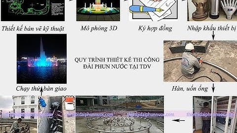 Quy Trình Thiết Kế Thi Công Đài Phun Nước Tại TDV Việt Nam