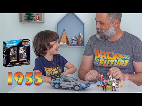 Playmobil - 70459 - BACK TO THE FUTURE Doc & Marty 1955 Edition
