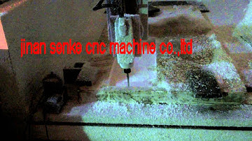 surfboard cutting video by cnc router machine.mp4