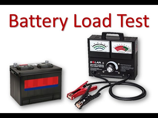 Testing a Battery With a Carbon-Pile Load Tester 