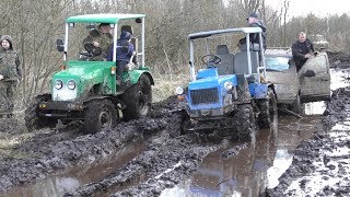 Homemade 4x4 tractors against off-road vehicles!!!  You've never seen such an off-road!