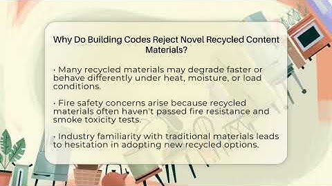 Why Do Building Codes Reject Novel Recycled Content Materials? - Eco Home Blueprint