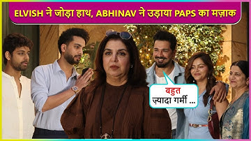 Elvish Poses With Samarth, Abhinav Makes Fun Of Paps & Rubina Gets Shock | Bharti