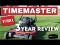 Toro Timemaster - 3 YEAR review - Is it right for you? WATCH before you BUY!
