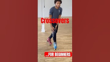 How to Crossover and Turn on roller skates (The Easy Way) #skateschool - skate school Day 5
