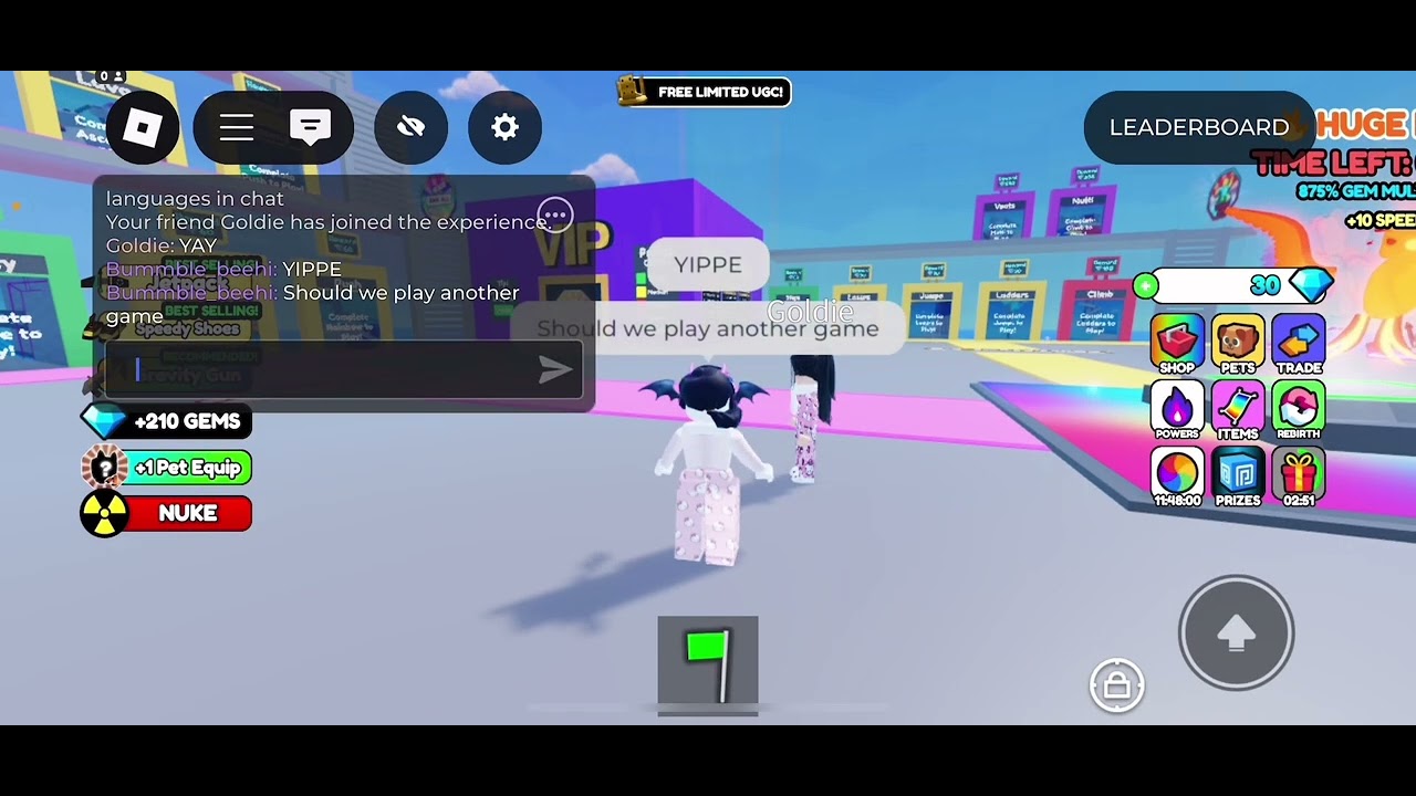 Me and my best friend Playing some games in Roblox! - YouTube