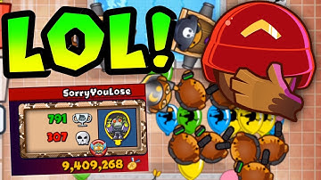 COBRA NOOB ALMOST KILLS ME... | Bloons TD Battles