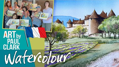 How to Paint a French Chateau - on a Watercolour Holiday!