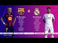TES EL CLASSICO MUSIM 25 26 PES26 SGR PATCH TES EL CLASSICO MUSIM 25 26 PES26 SGR PATCH