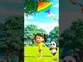 Lulu and Miko’s rainbow kite adventure#shorts #PixarStyle #KidsCartoon#CuteAnimation #YouTubeShorts