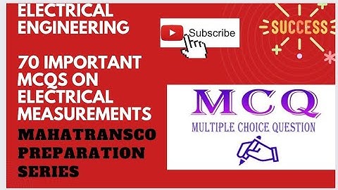 70 important mcqs on electrical measurements #mahatransco #competitiveexams #preparation #tsk