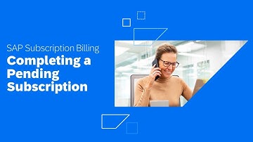 Completing a Pending Subscription in SAP Subscription Billing | Demo