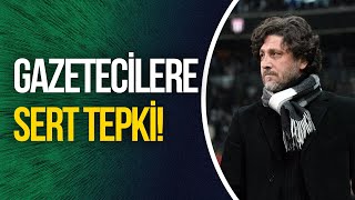 Fatih Tekke'den ”Alanyaspor yerde çok mu yattı?” diye soran gazetecilere sert tepki! Resimi