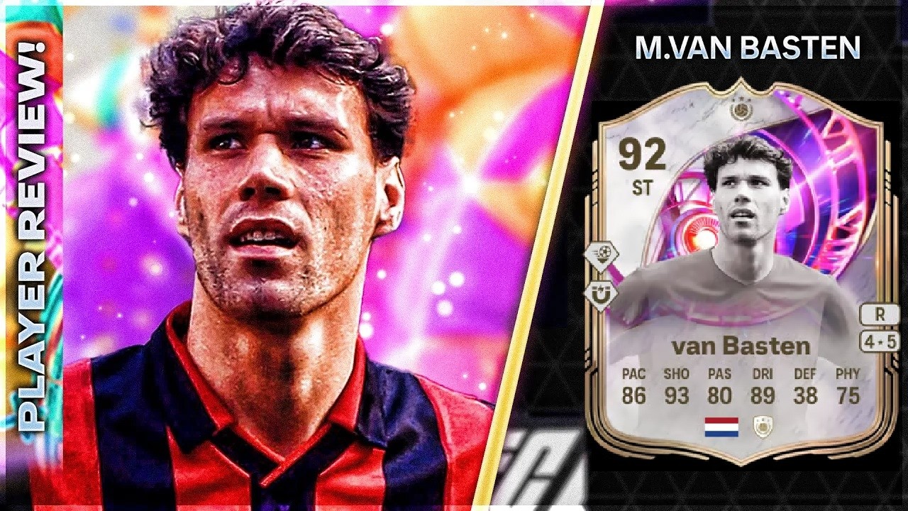 THE MASTER OF FINISHING!!!! TIME WARP ICON 92 RATED MARCO VAN BASTEN PLAYER REVIEW - EA FC26