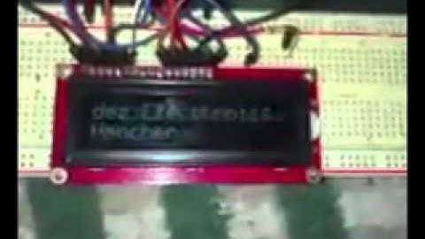 LCD, Arduino, Scrolling Text, Texto