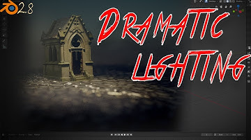 How to make dramatic lighting (Blender OCTANE Tutorial)