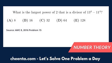 AMC 8 2016 Problem 15 | Number Theory | Problem Marathon | Cheenta North America