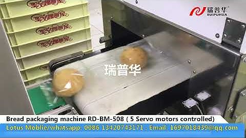 box motion horizontal flow packing equipment, bun packing machinery, bread HFFS