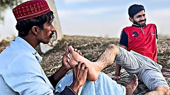 Abbas Barber’s Feet Tingling Massage ASMR for Relaxation | Foot Reflexology | Leg Massage Therapy